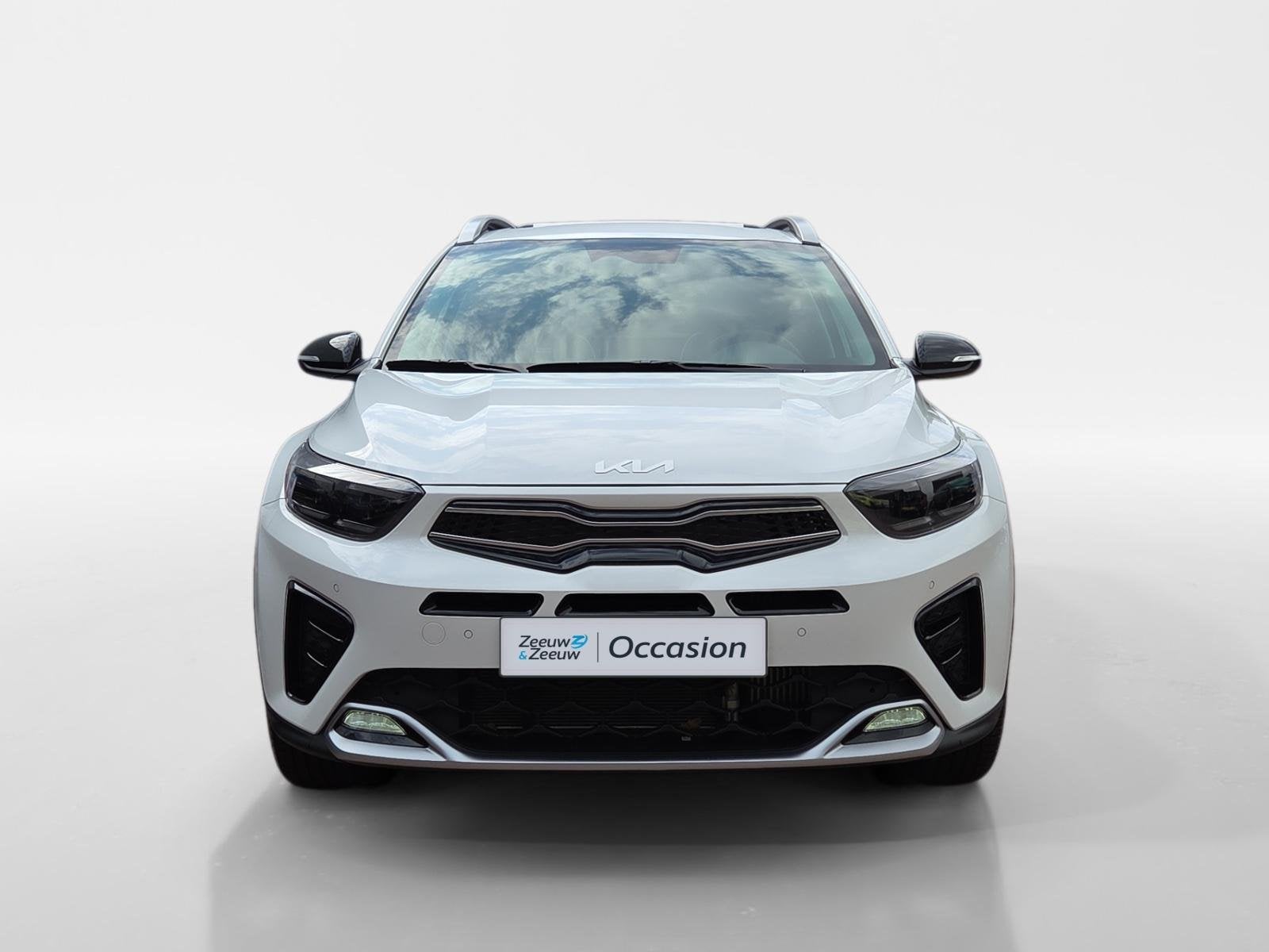 Kia Stonic 1.0 T-GDi MHEV GT-PlusLine |Hoge zit | Apple CarP, Auto's, Kia, 12 maanden, Euro 6, Leder en Stof, Wit