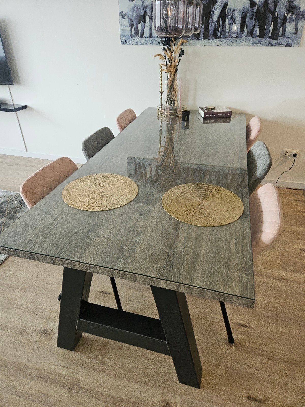 Eetkamerstoelen 6 of 4., Ophalen