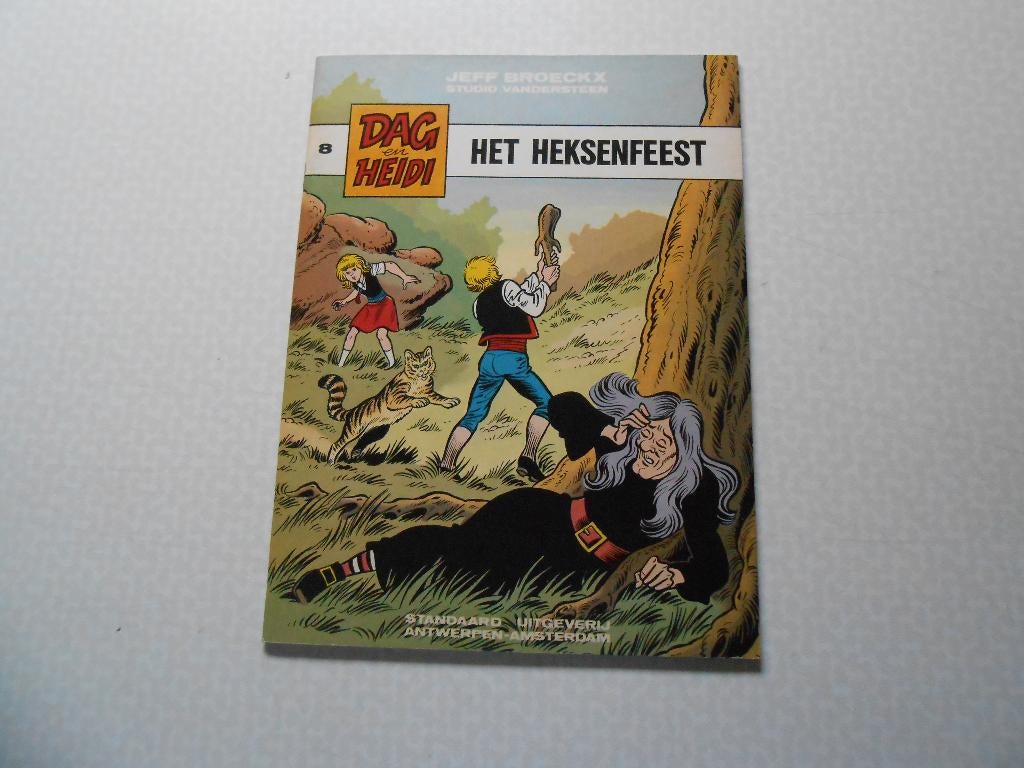 Dag en Heidi 8 Het heksenfeest 1982 1 ste druk., Boeken, Stripboeken, Eén stripboek, Nieuw, Ophalen of Verzenden, Jeff Broeckx