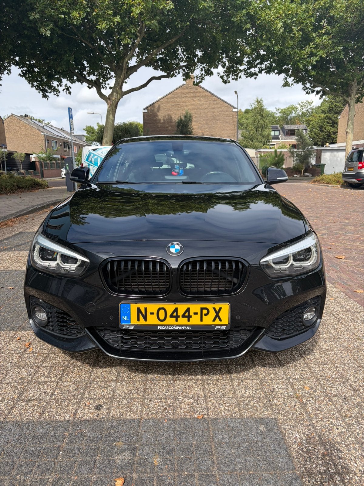 BMW 118i M Sport High Executive 2018 – 159.499 km, Auto's, Zwart, Leder, 650 kg, Particulier