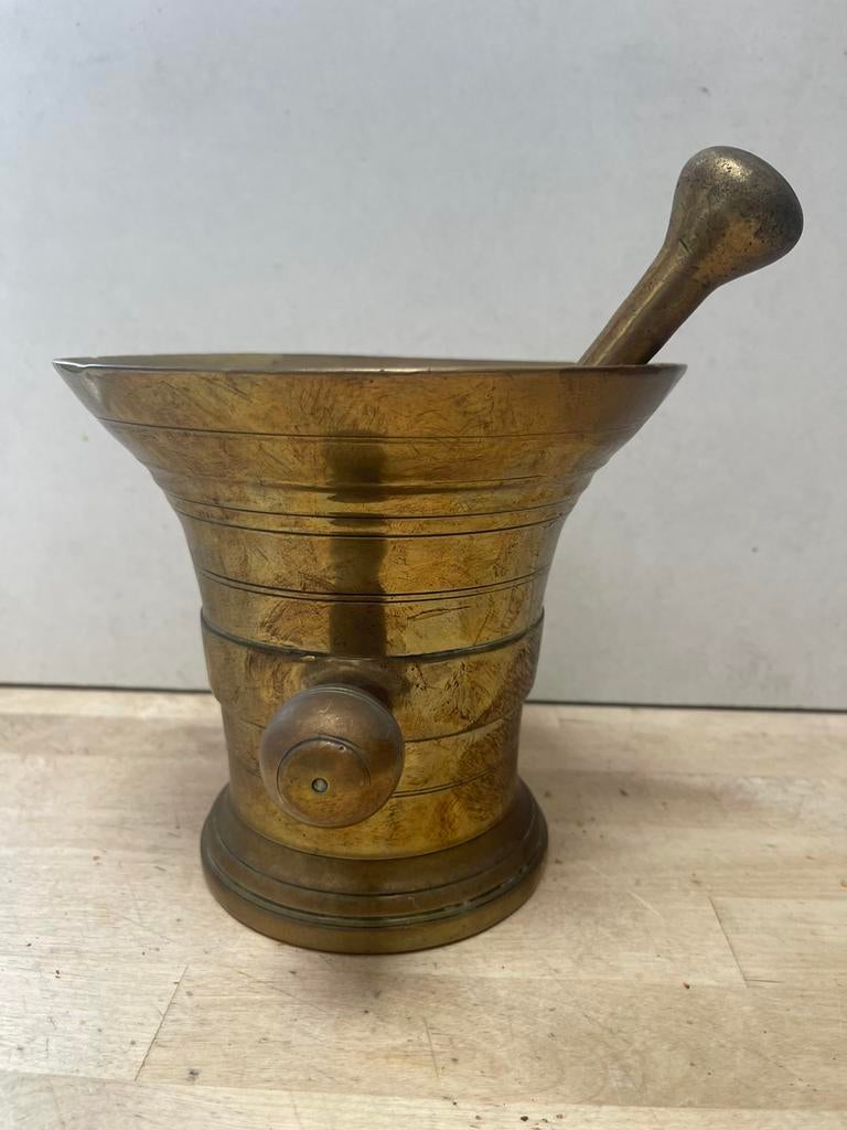 Antieke vijzel, Antiek en Kunst, Ophalen of Verzenden, Koper