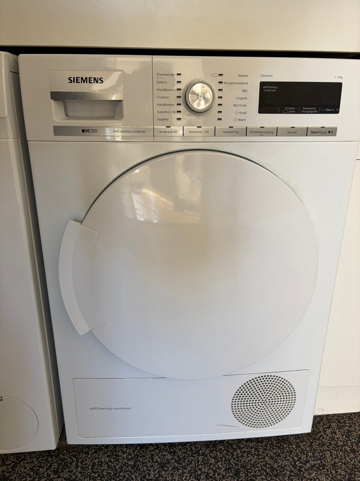 Siemens iQ700 Warmtepompdroger (9kg) – Zelfreinigend & A++