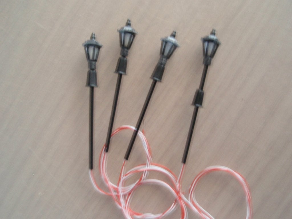Nostalgische led lantaarnpalen n-spoor, Overige merken, Gelijkstroom of Wisselstroom, Overige typen, Nieuw