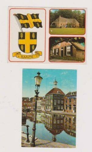 ansichtkaarten Raalte, Dordrecht, Nijkerk, Nieuw Millingen, Verzamelen, Ophalen of Verzenden, 1980 tot heden, Noord-Brabant
