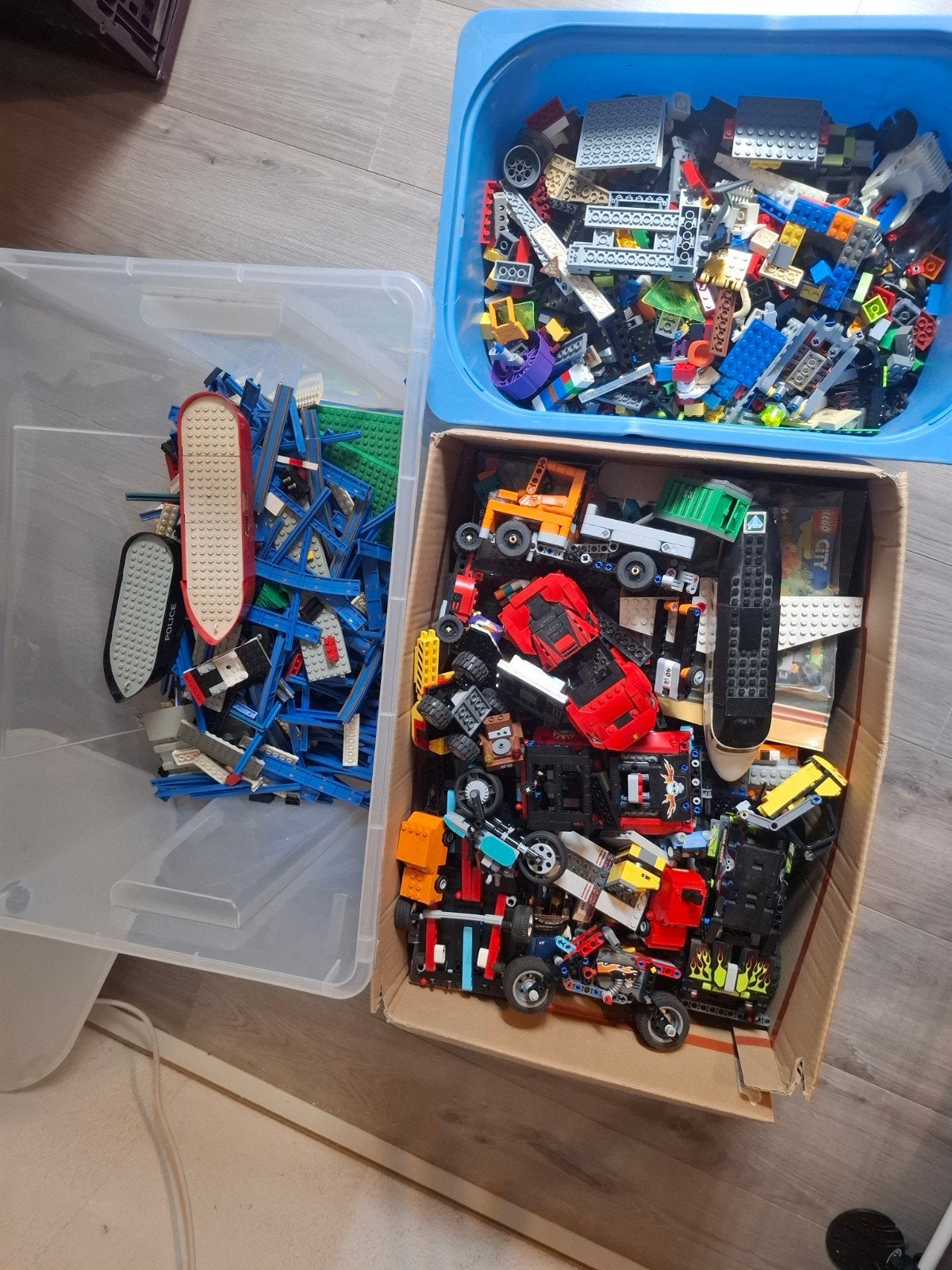 Grote Partij Lego 22 kg oa 12v trein onderdelen, Ophalen, Gebruikt