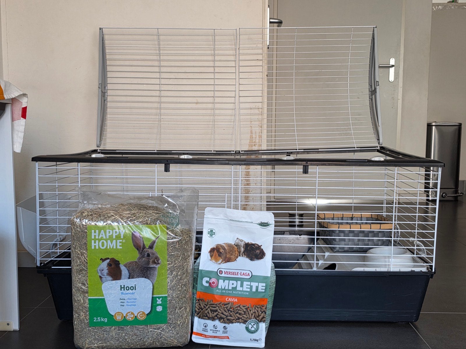 Cavia kooi 120 met toebehoren, Dieren en Toebehoren, Knaagdieren en Konijnen | Hokken en Kooien, Kooi, 75 tot 110 cm, Cavia, Ophalen