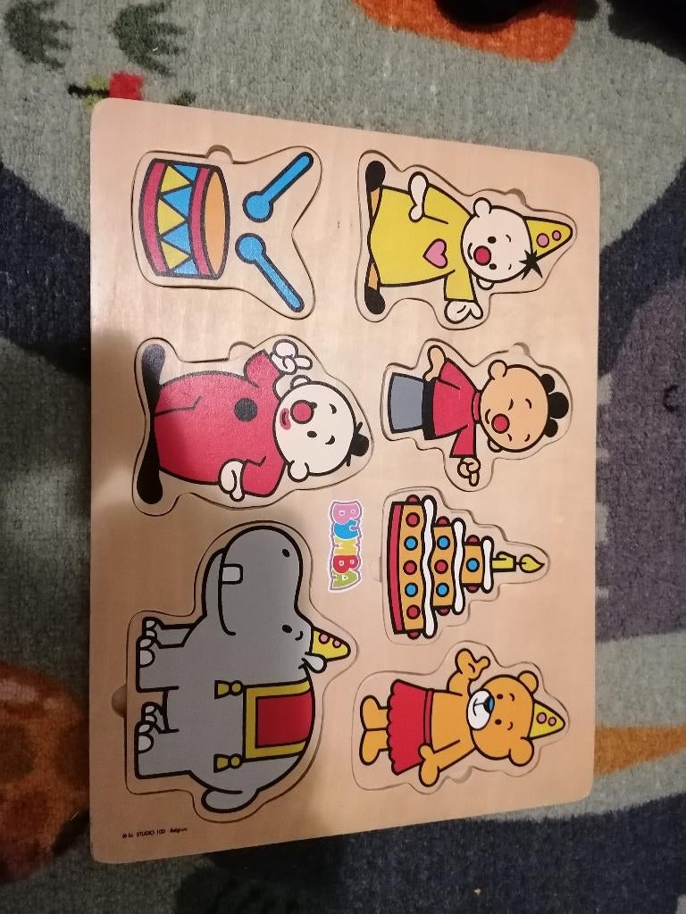 Bumba inleg puzzel, Kinderen en Baby's, Speelgoed | Kinderpuzzels, Ophalen of Verzenden, Minder dan 10 stukjes, Zo goed als nieuw