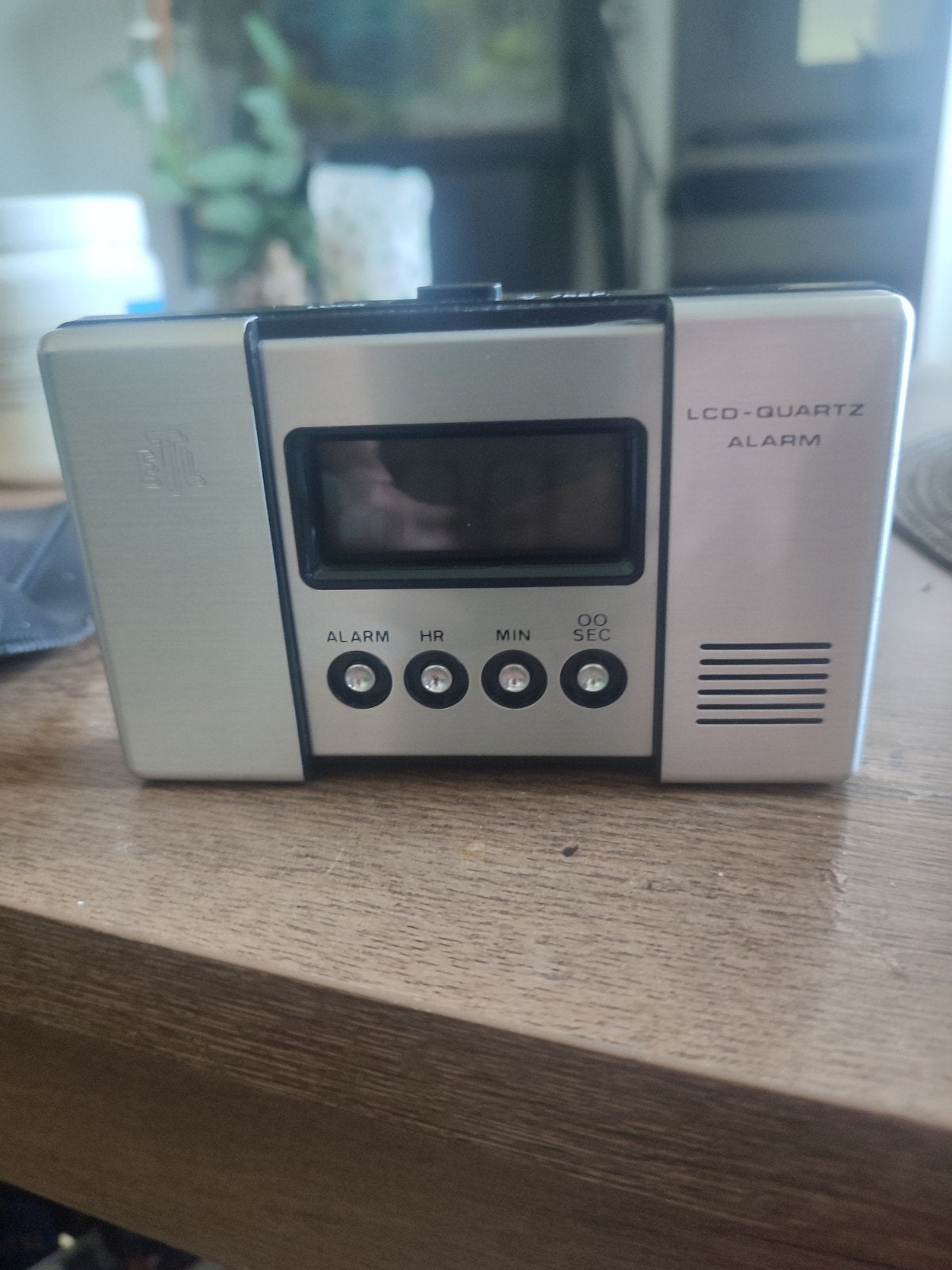 Vintage LCD-Quartz Wekker - CA-01 Made in Hong Kong, Ophalen of Verzenden, Gebruikt, Digitaal