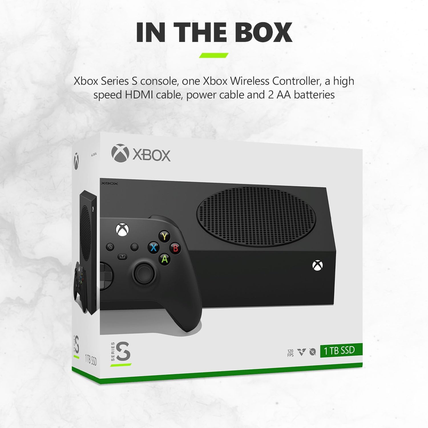 Xbox Series S 1TB (Inclusief controller en doos), Spelcomputers en Games, Ophalen of Verzenden, Zo goed als nieuw