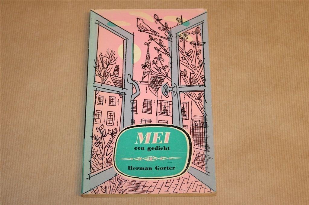 Mei — Gedicht Gorter Nederlandse Klassieker 1956 1e druk, Boeken, Ophalen of Verzenden, Gelezen