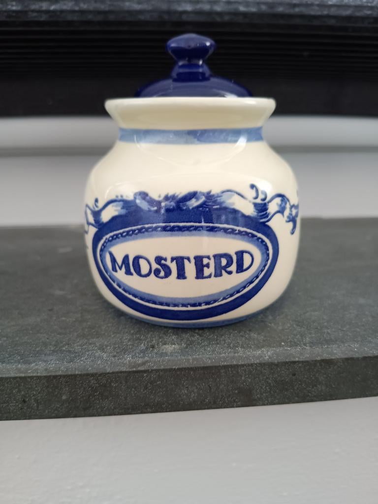 Vintage Doesburgsche Boeren Mosterdpot - Antiek Keramiek, Ophalen of Verzenden