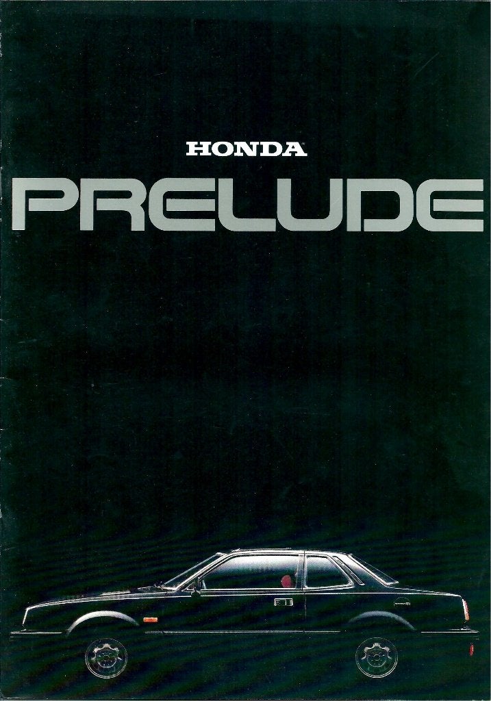 Folder Honda Prelude 1980, Ophalen of Verzenden, Gelezen, Honda