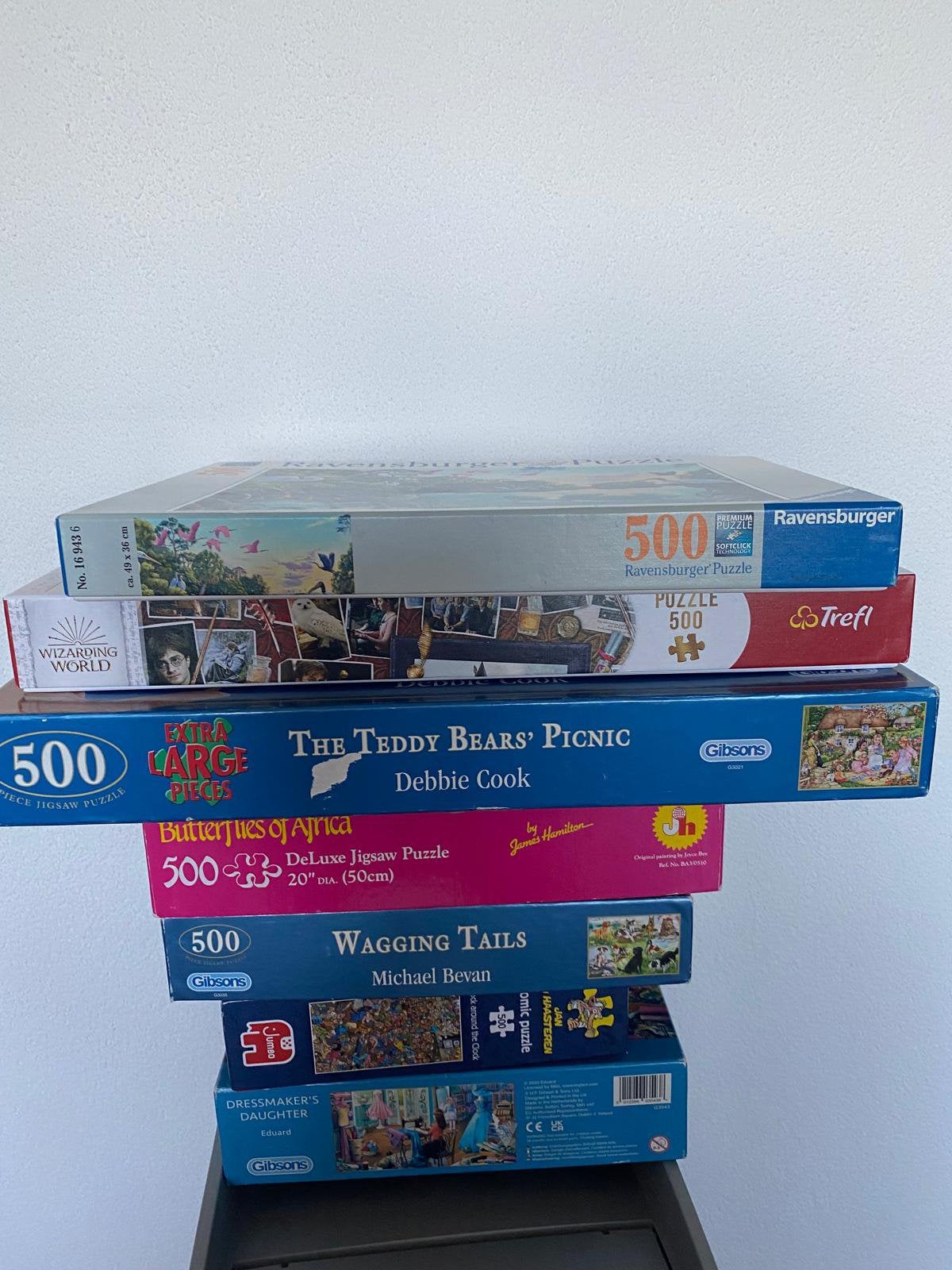Puzzelplezier, Ophalen, 500 t/m 1500 stukjes, Zo goed als nieuw