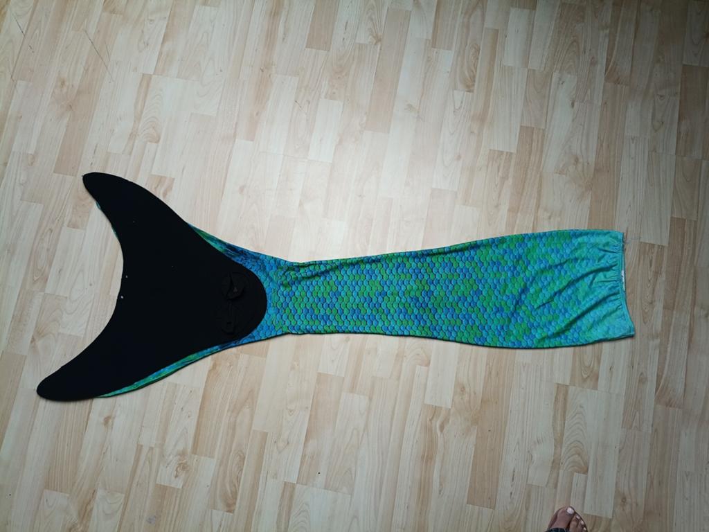 Zeemeerminstaart met Monovin - Groen/Blauw, Ophalen, Jongen of Meisje, One size, Zo goed als nieuw