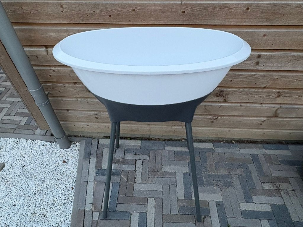 Luma Babybad met Emmer en Standaard, Zo goed als nieuw, Badje, Standaard, Ophalen