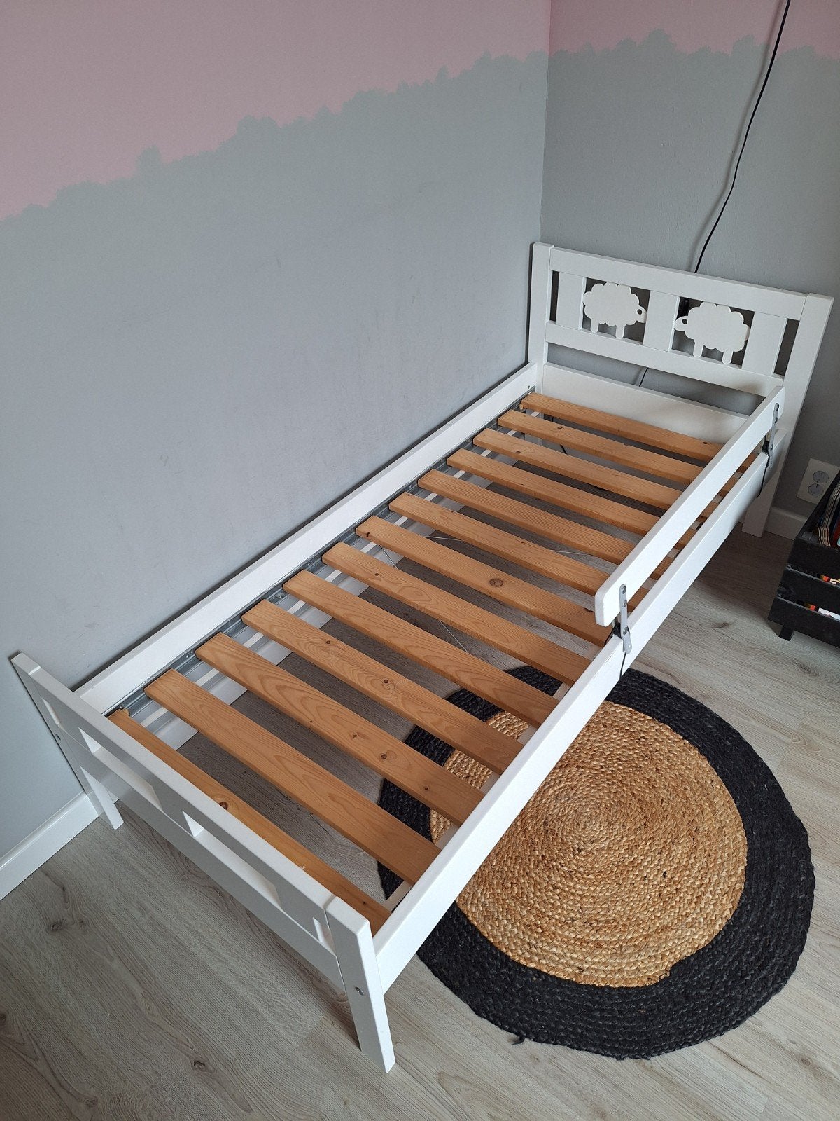 Ikea Kritter peuterbed, Gebruikt, 70 tot 85 cm, 160 tot 180 cm, Ophalen