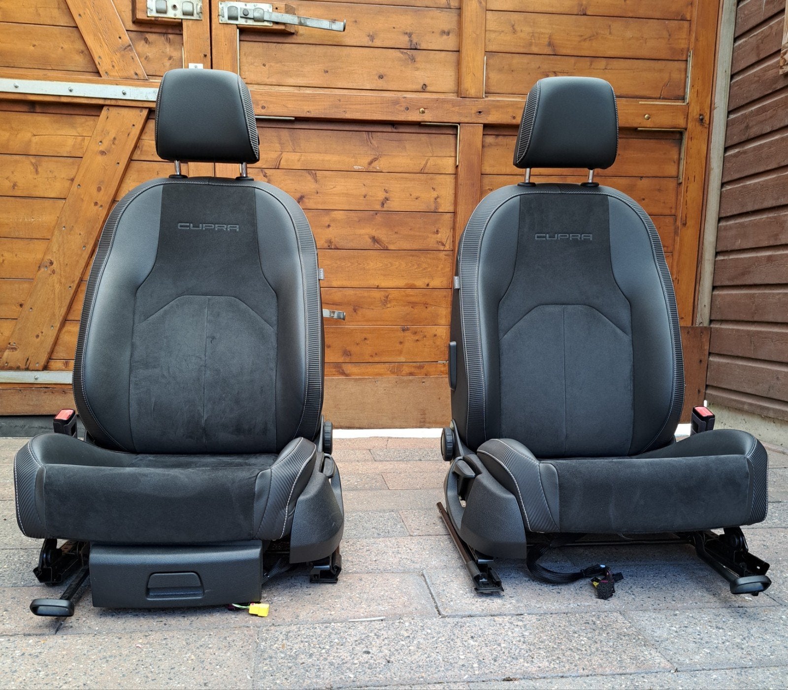 Seat Leon Cupra Alcantara voorstoelen, set, Ophalen, Gebruikt, Seat