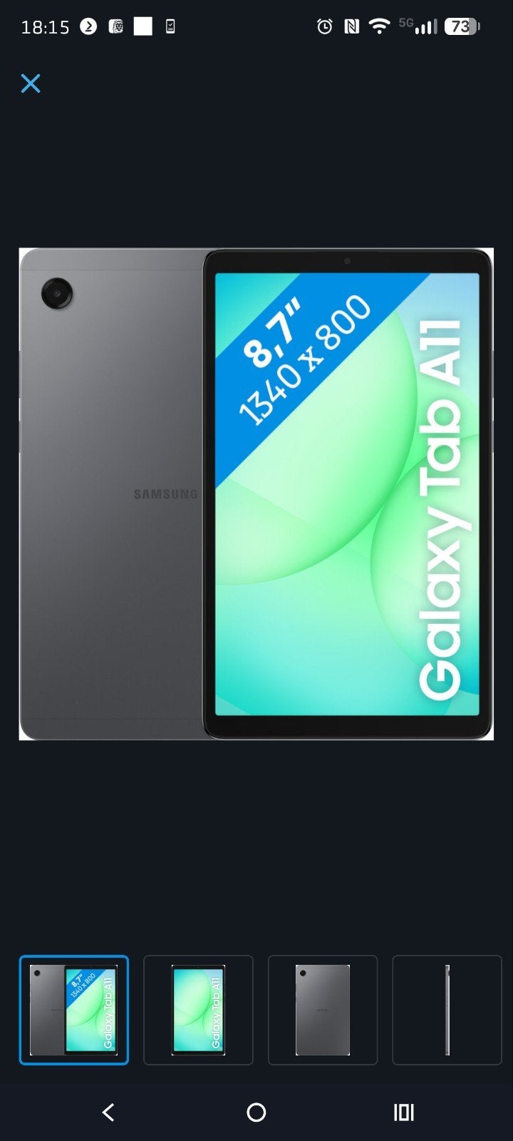 Samsung Galaxy Tab A11,, Computers en Software, 9 inch, Nieuw, Samsung, 128 GB