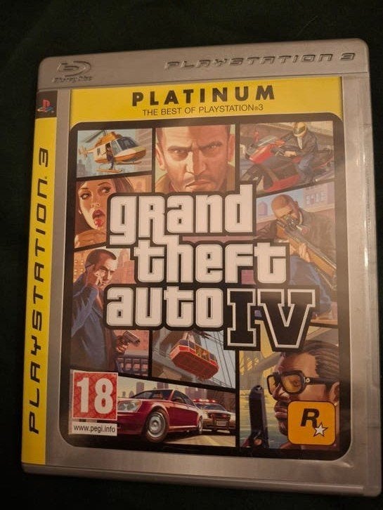 Grand Theft Auto IV (GTA 4) Platinum PS3 - Zo goed als nieuw, Spelcomputers en Games, Avontuur en Actie, Online, Gebruikt, Vanaf 18 jaar