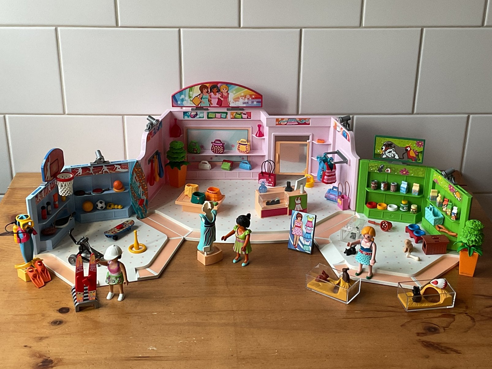 PLAYMOBIL GROTE WINKELSTRAAT 👗 👜 SUPER MOOI !!, Ophalen of Verzenden, Gebruikt