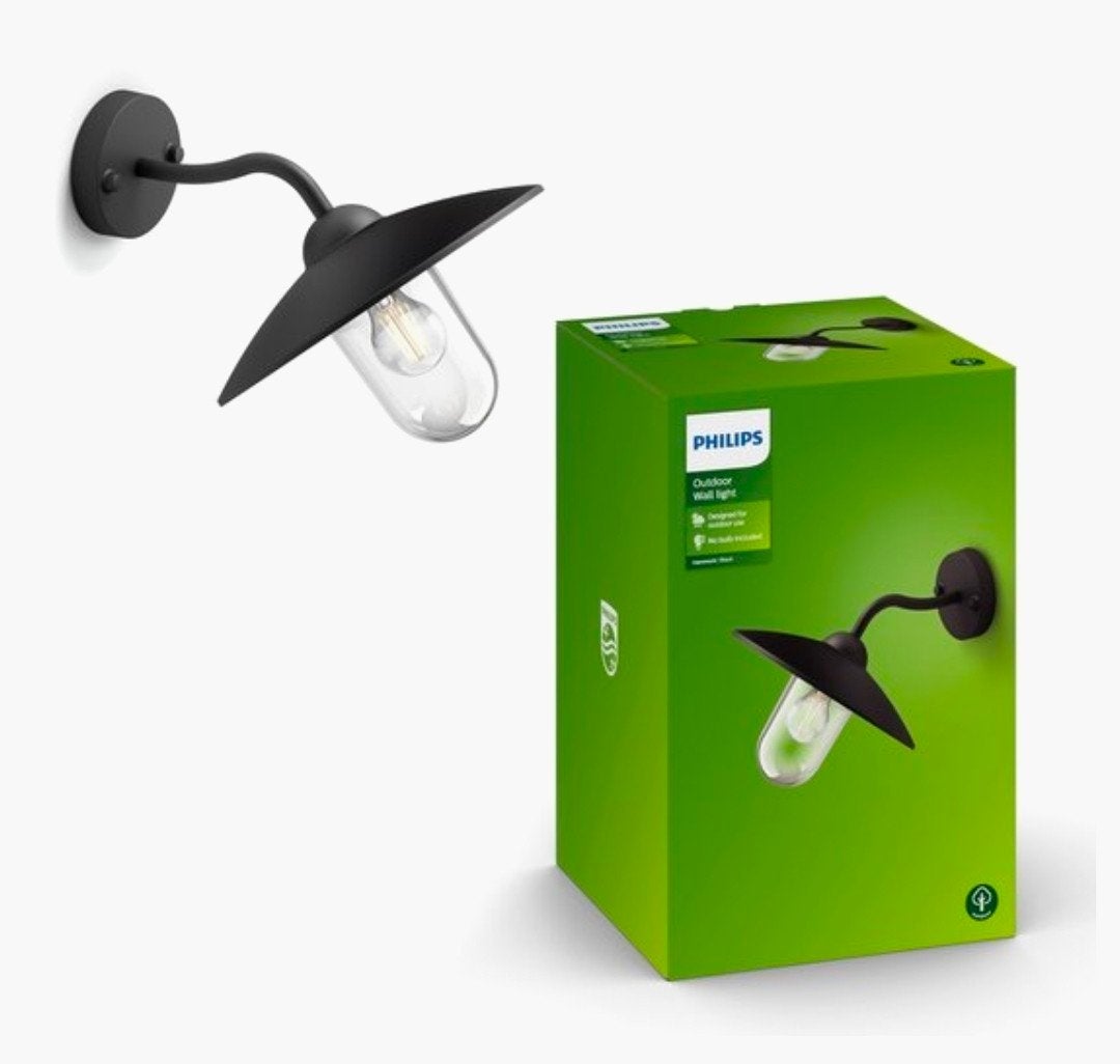 Philips Hammock Buitenwandlamp Zwart - Zo goed als nieuw, Overige materialen, High Tech Campus 45, 5656 AE Eindhoven, Nederland