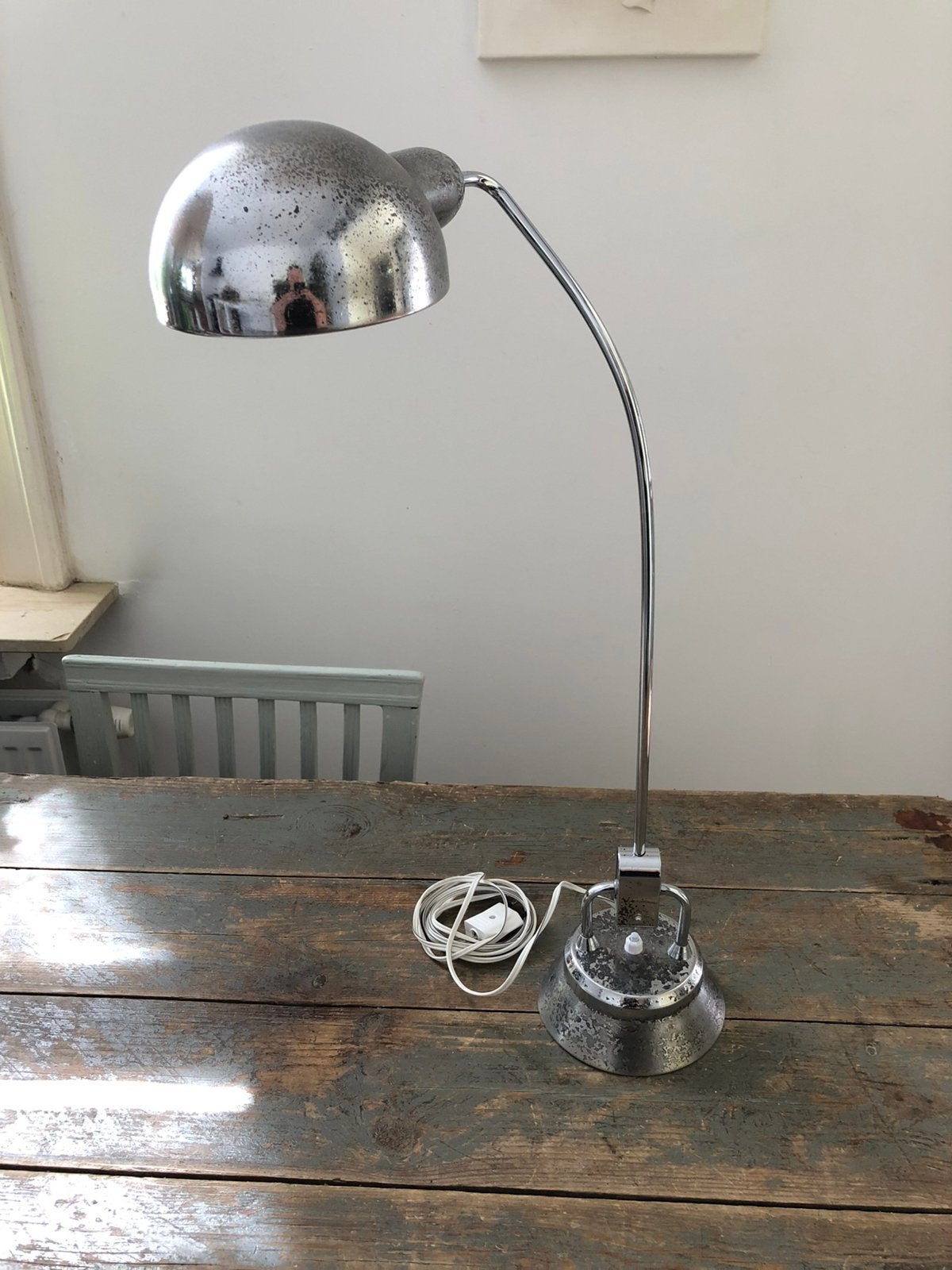 VINTAGE ORIGINELE JUMO 605 PERRIAND BUREAULAMP LAMP, Ophalen of Verzenden