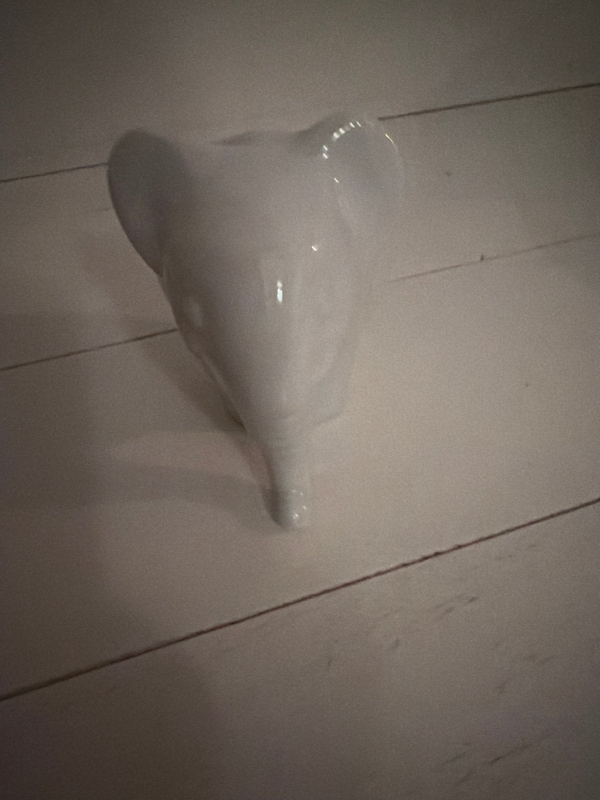 Witte olifantenkop decoratie, Huis en Inrichting, Ophalen of Verzenden, Zo goed als nieuw, Modern, Wit