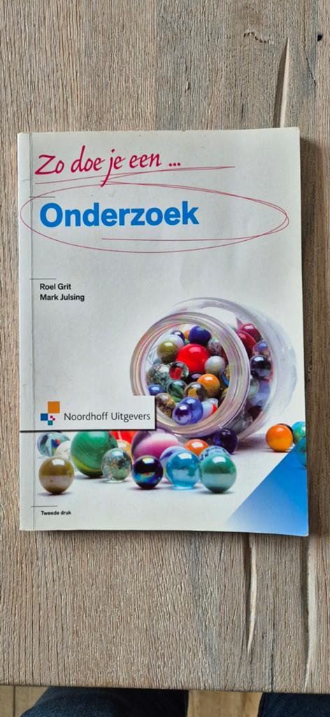Zo doe je een Onderzoek - HBO Schoolboek, Gelezen, Roel Grit, Mark Julsing, Gamma, HBO