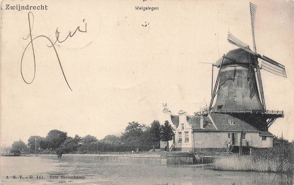 702-207-005 Zwijndrecht Welgelegen, Verzenden, Voor 1920, Zuid-Holland