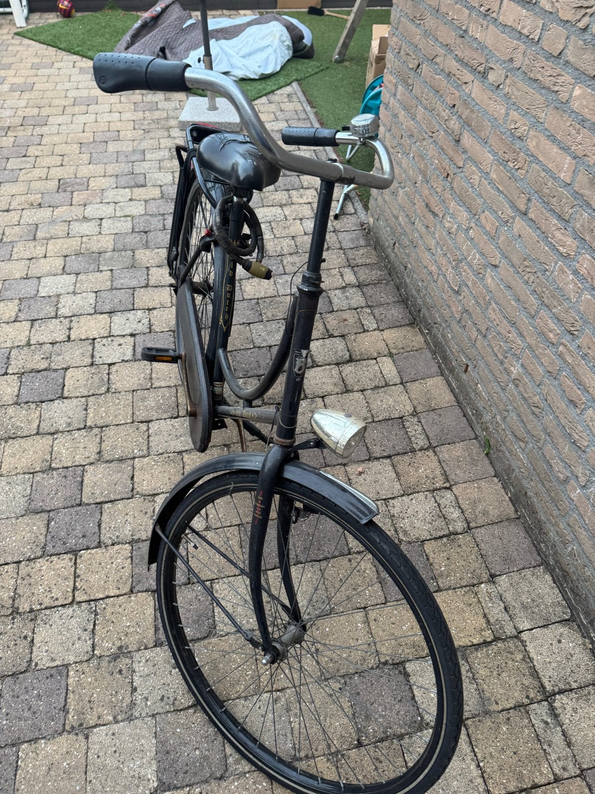 Oude Old Dutch fiets - fietst heerlijk!, Terugtraprem, Ophalen, Overige merken, 53 tot 56 cm