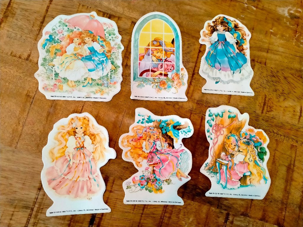 Lady Lovely locks 1988 vintage pop poppen serie stickers, Verzamelen, Ophalen of Verzenden, Zo goed als nieuw, Overige typen