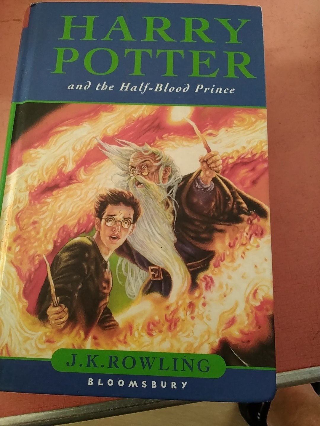 harry Potter and the half blood Prince Engels boek € 5, Ophalen of Verzenden, Zo goed als nieuw, Boek of Poster