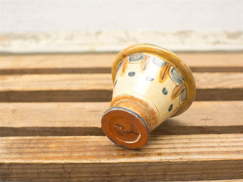 Mini aardewerk bloempotje 11789, Gebruikt, Rond, Ophalen of Verzenden, Aardewerk