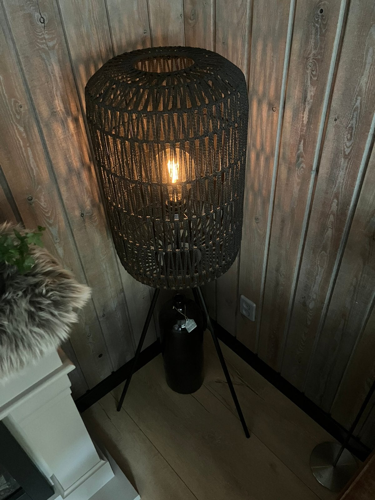 Vloerlamp, Huis en Inrichting, Ophalen, E27 (groot), Zo goed als nieuw, Industreel