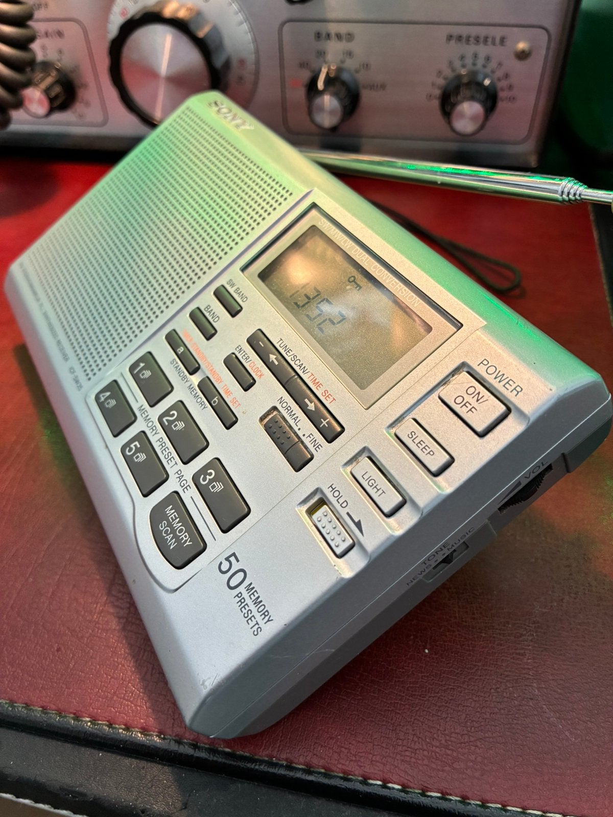 Sony ICF - SW 35 ontvanger, Ophalen of Verzenden, Zo goed als nieuw, Wereldontvanger
