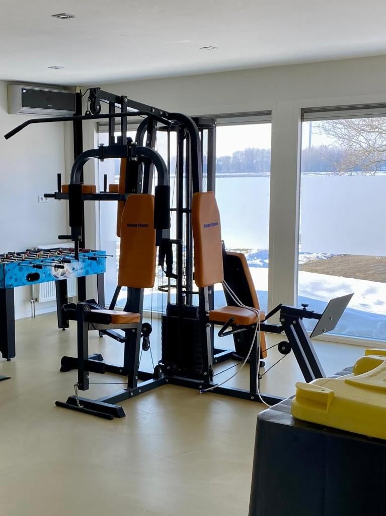 Weimar Homegym Krachtstation 4-in-1, Sport en Fitness, Fitnessapparatuur, Ophalen, Benen, Krachtstation, Zo goed als nieuw