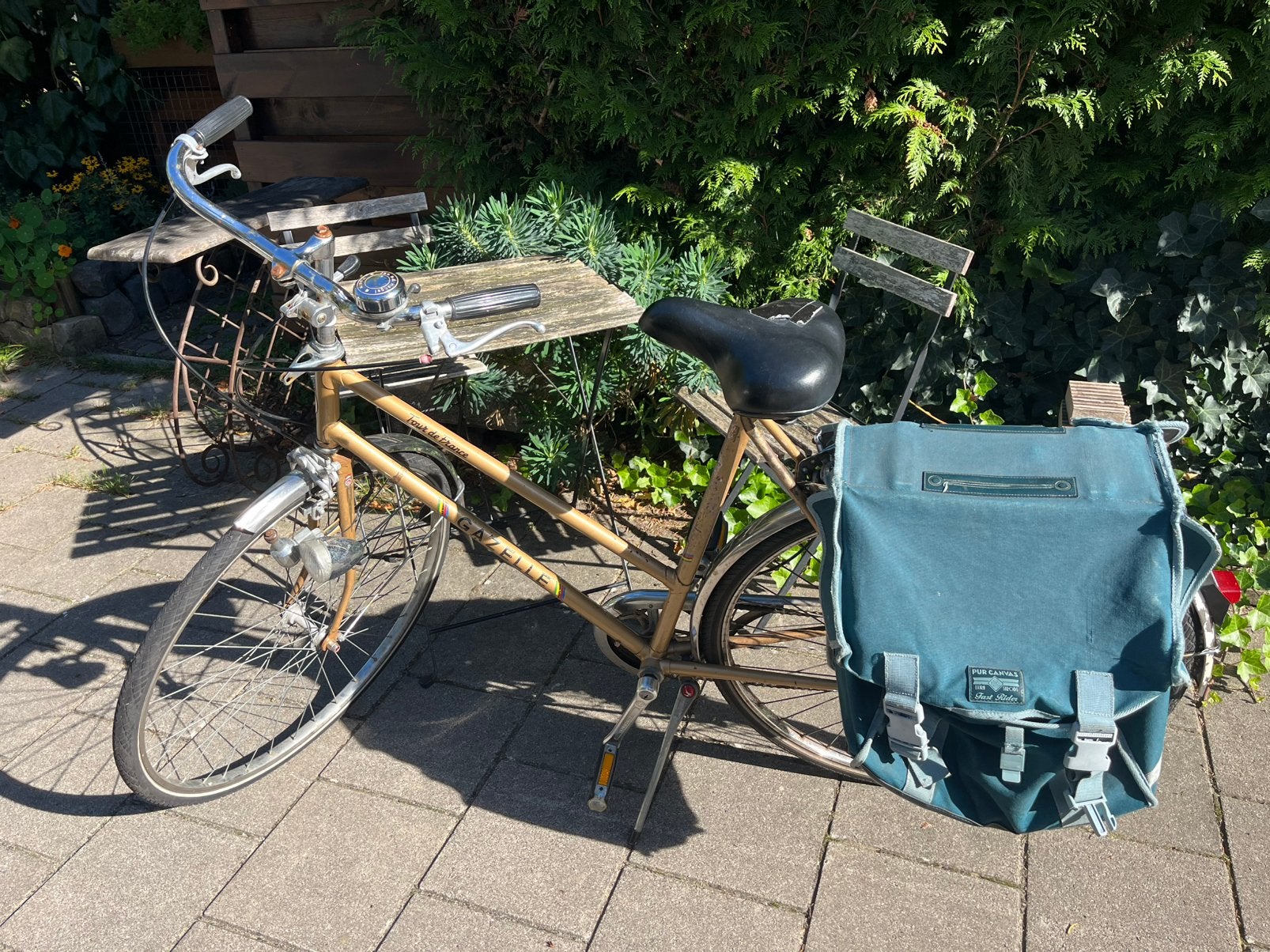 Gazelle tour de france vintage fiets goud opknapper, Fietsen en Brommers, 51 tot 55 cm, Ophalen, Jaren '60 of nieuwer