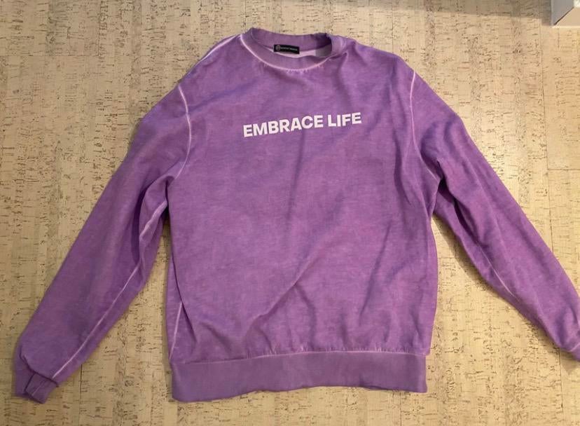 Sweater Buddha to Buddha, Ophalen of Verzenden, Zo goed als nieuw, Maat 36 (S), Paars