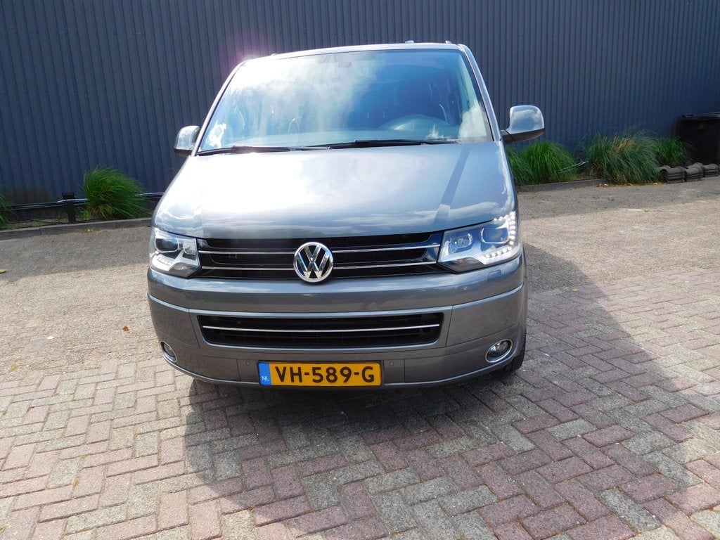 Volkswagen Transporter 2.0 TDI L2H1 DC Comfortline zeer comp, Auto's, Bestelauto's, Euro 5, Gebruikt, Zwart, 4 cilinders
