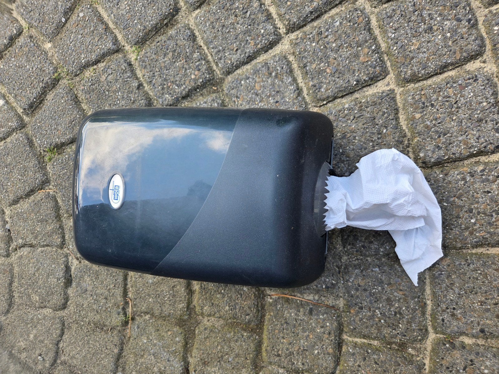 Keukenrolhouder - Handige dispenser voor keukenpapier, Kunststof, Ophalen of Verzenden, Zwart, Overige merken
