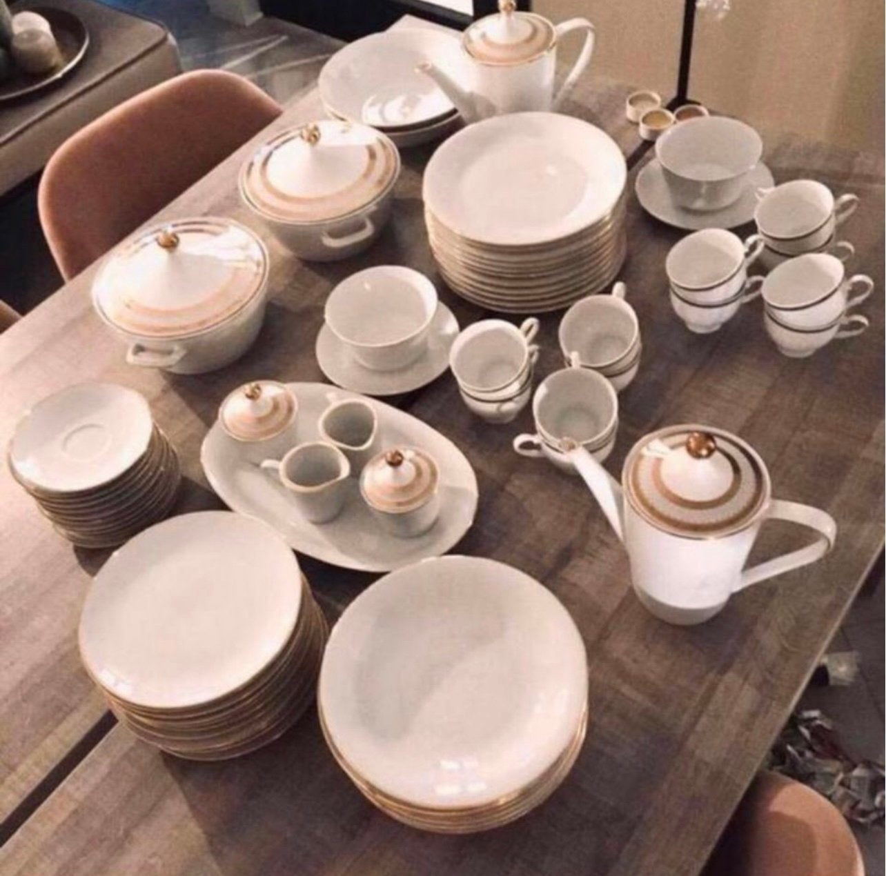 WinterLing Bavaria Porseleinen Eet & Koffie - Thee Servies., Ophalen