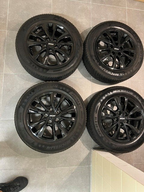 Complete winterset OXXO 16 inch + Michelin Alpin 5 + TPMS, Ophalen, 16 inch, Banden en Velgen, Nieuw
