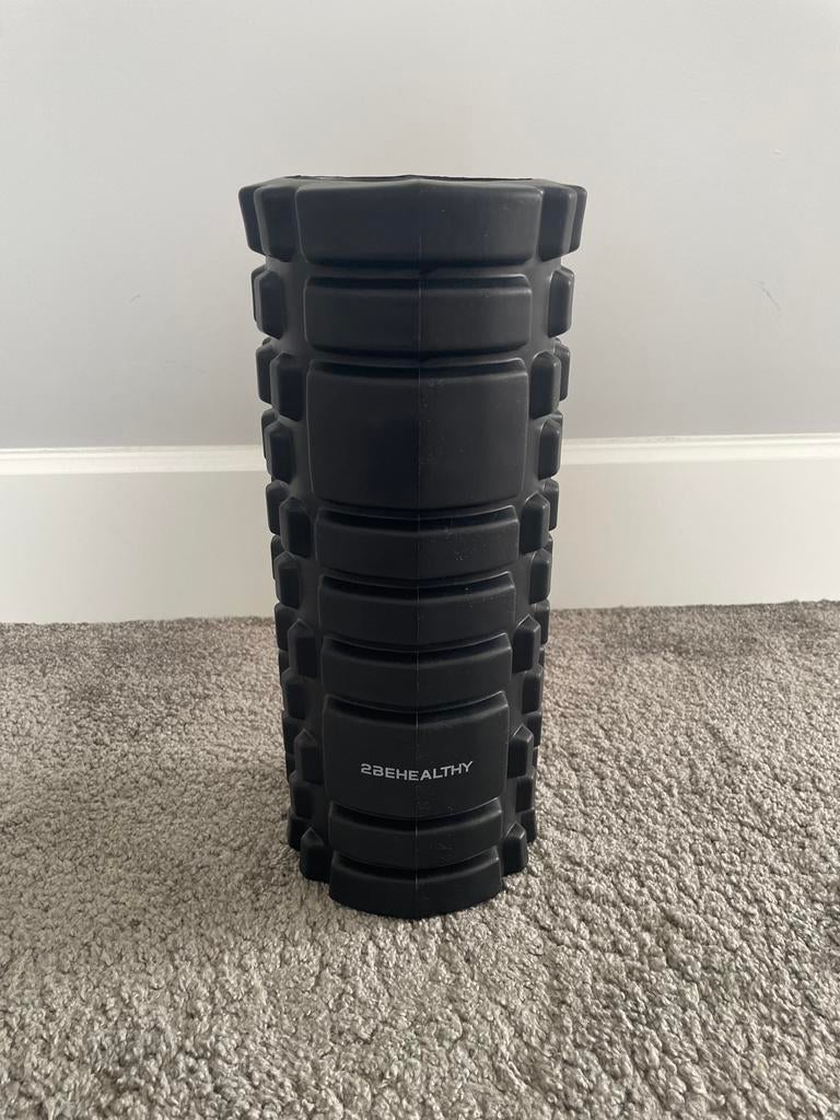 Zwarte foam roller van 2BEHEALTHY, Ophalen, Gebruikt, Rug, Foamroller