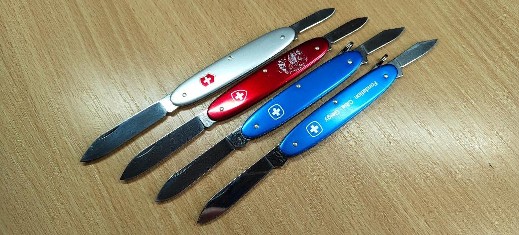 zakmes x2 Wenger x2 Victorinox, Verzenden, Gebruikt