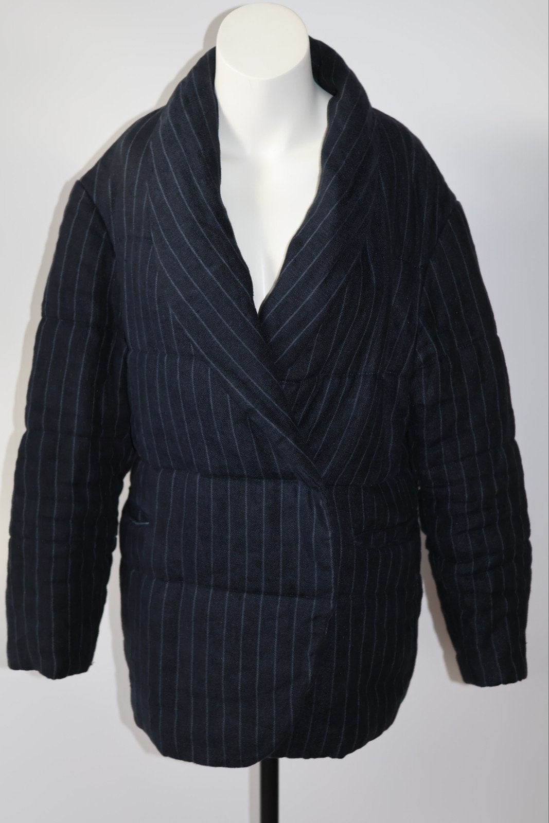 Isabel Marant Étoile jas donkerblauw krijtstreep maat 36 S, IsabelMarant.nl, Isabel Marant, Isabel Marant Étoile, Blauw