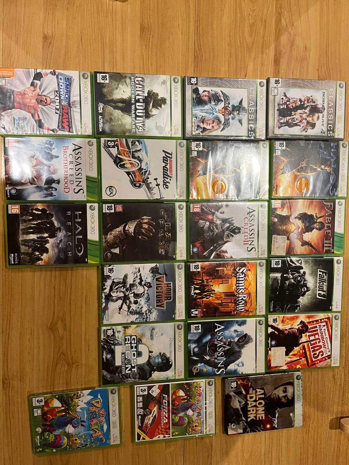 Grote collectie Xbox 360 games - 23 games (2 sealed), Online, Gebruikt, Vanaf 18 jaar, Overige genres