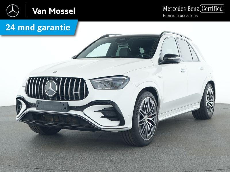 Mercedes-Benz GLE-klasse AMG 53 Hybrid 4MATIC+ / Panoramadak, Auto's, Mercedes-Benz, Automaat, Gebruikt, Wit, Plug-in hybride