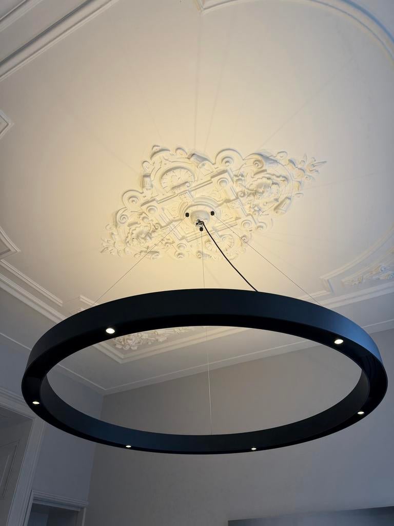 Design hanglamp up/down LED 120cm Deltalight, Huis en Inrichting, Lampen | Hanglampen, Ophalen, Zo goed als nieuw, Modern, Metaal