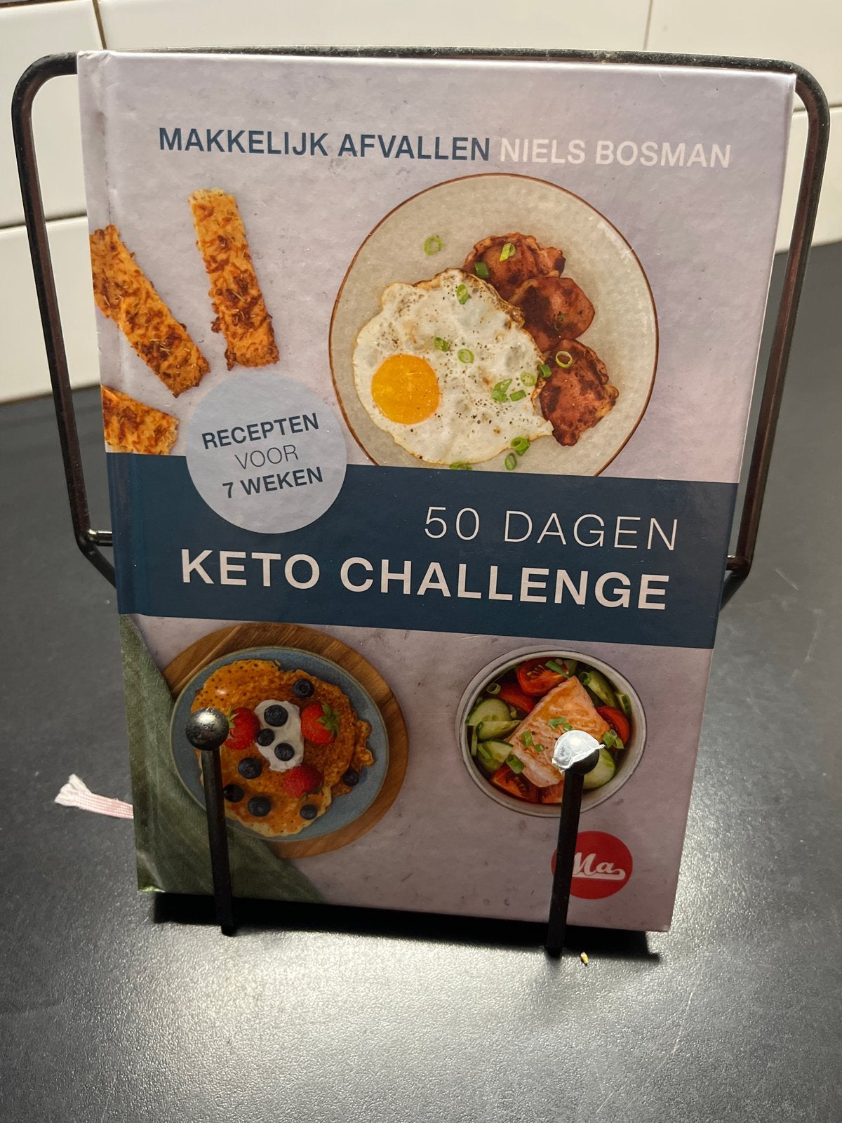 50 Dagen Keto Challenge - Makkelijk Afvallen Niels Bosman, Ophalen of Verzenden, Zo goed als nieuw, Dieet en Voeding