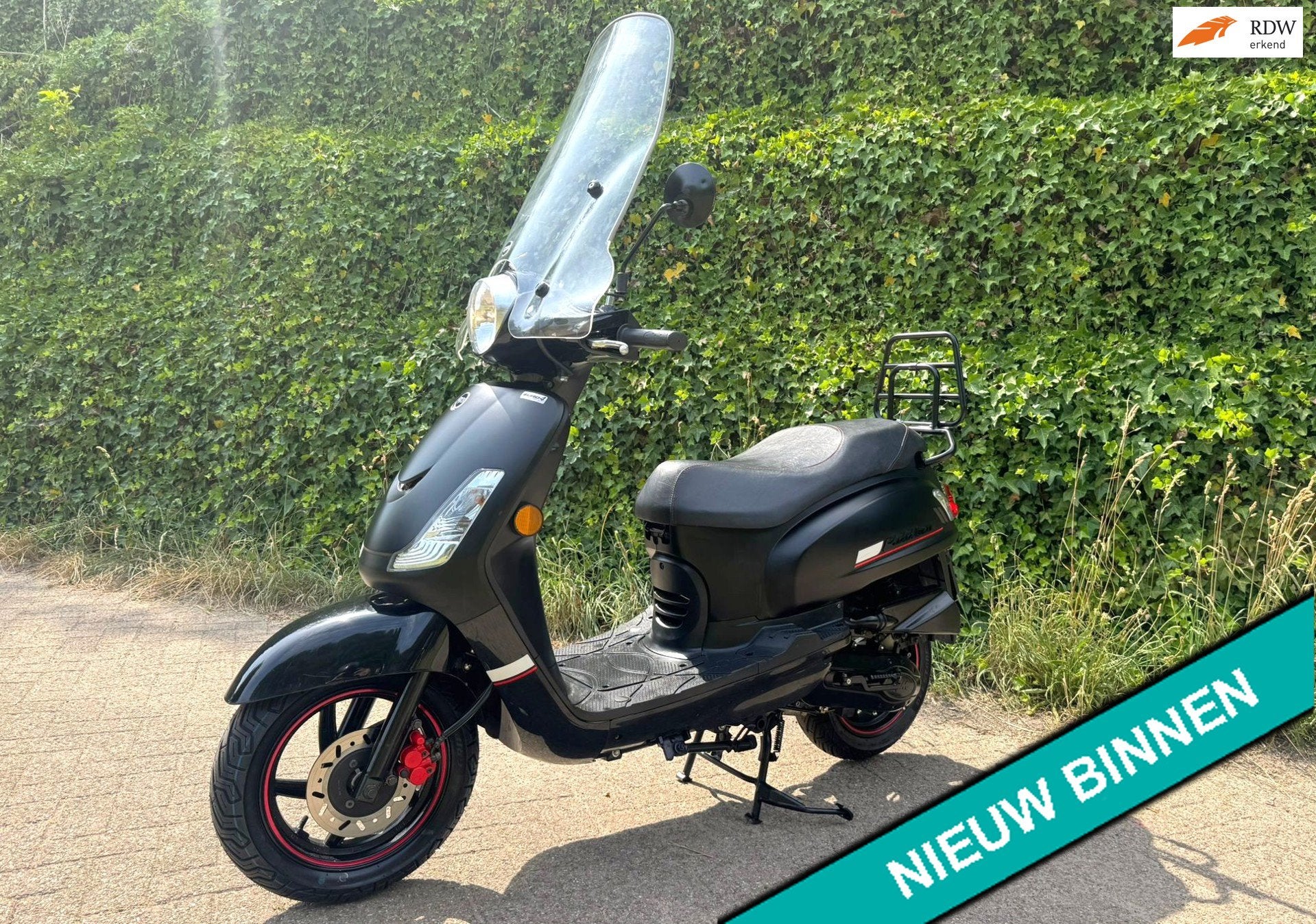 SYM Fiddle 2 45 km E4 Scooter Windscherm BETAAL met in3, 49 cc, S, Benzine, Fiddle